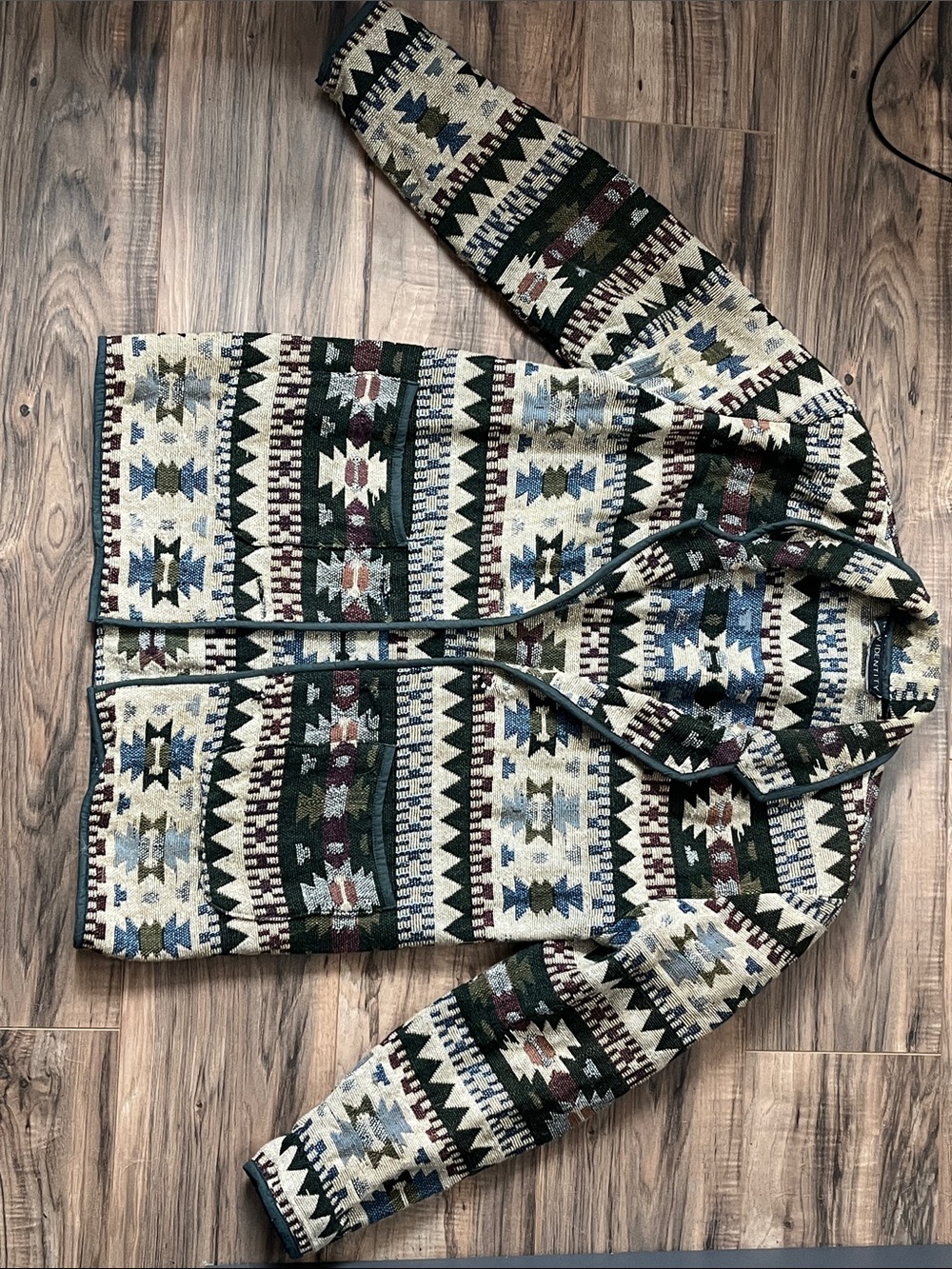Vintage Western Patterned Blazer